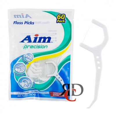 AIM FLOSS PICKS 60CT